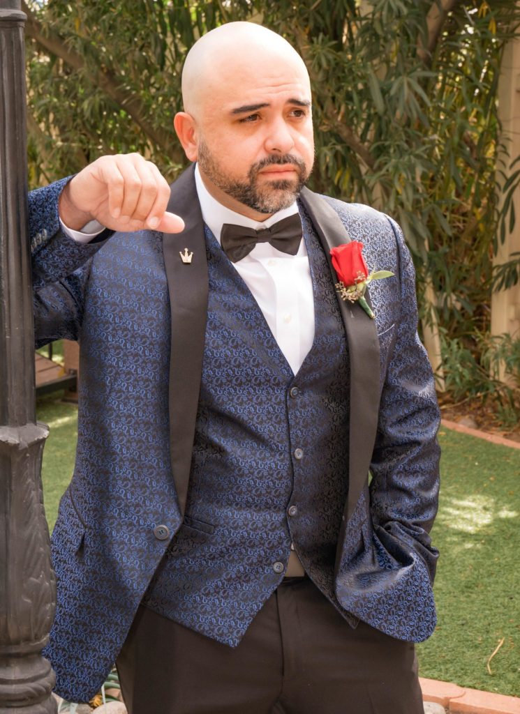 Affordable tux rental Las Vegas wedding ceremony